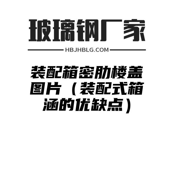 装配箱密肋楼盖图片（装配式箱涵的优缺点）